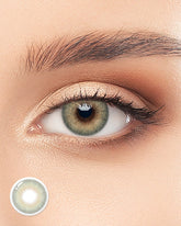 Lenstown 梨芝瞳 Romantea London Olive Green 隱形眼鏡日拋(10片)